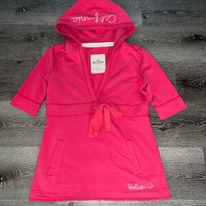 Y2K Vintage Babydoll Hollister Pink 
Hooded Sweater #y2kfashion